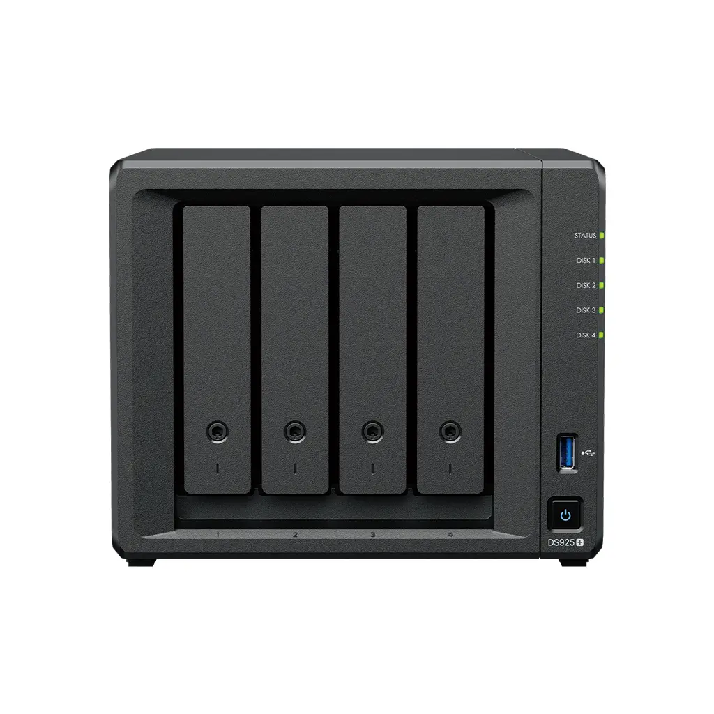 SYNOLOGY DS925+ BAREBONE NETWORK ATTACHED STORAGE WITHOUT HDD UK SYNOLOGY V1.0