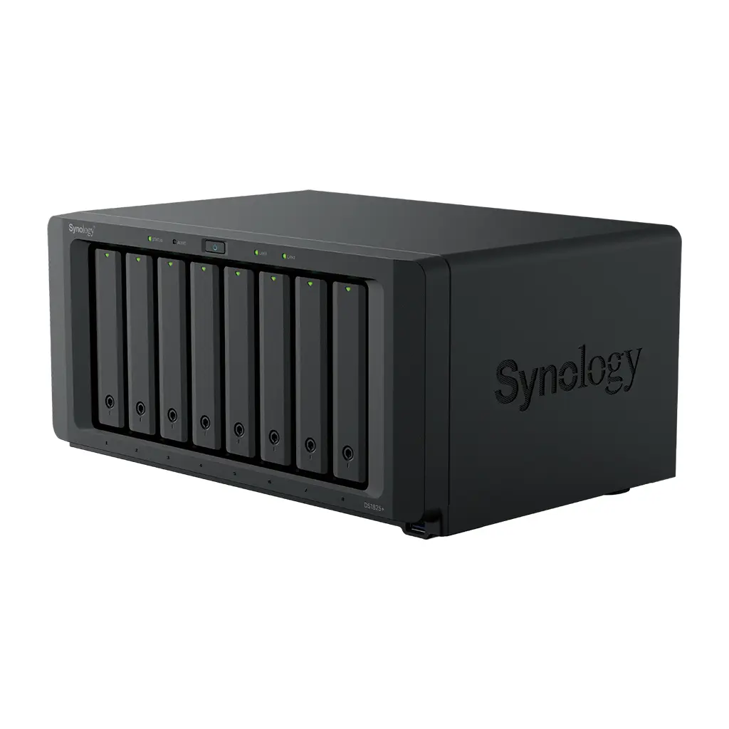 SYNOLOGY DS1825+ BAREBONE NETWORK ATTACHED STORAGE WITHOUT HDD UK SYNOLOGY V1.0